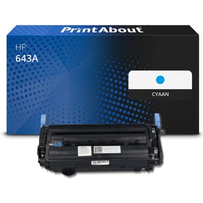 PrintAbout huismerk Toner 643A (Q5951A) Cyaan Geschikt voor HP