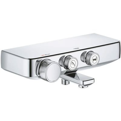 Grohe Thermostatische Badkraan Grohtherm Smartcontrol - Cooltouch - Waterbesparend - Chroom - 15 Cm