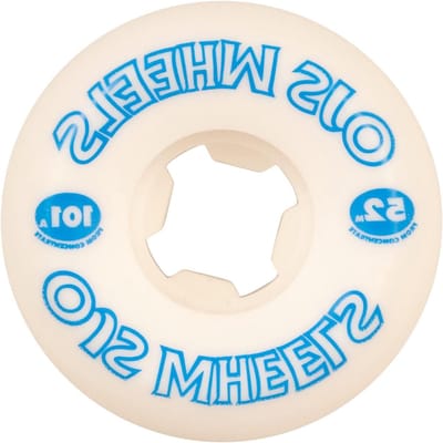 Skateboard Wielen - Onderdelen Set - Straat Skate - Flatspot Bestendig Urethaan - 52 mm 101A - Wit
