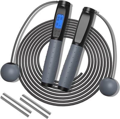 Solfit - Digitaal Springtouw - Smart Springtouw - Fitness Springtouw - Springtouw met Teller - Digitale Springtouw - Cardio Springtouw - ROPENETIC