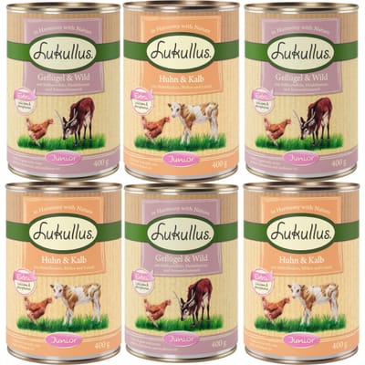 Lukullus Junior Mixpakket - 6 x 400 g