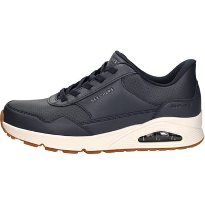 Skechers Slip-Ins Uno Banksia Sneakers - Heren - Blauw - Maat:39