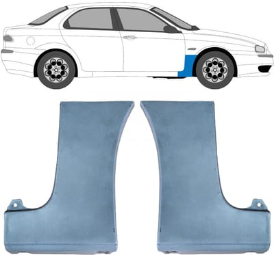 Reparatiepaneel voorspatbord voor Alfa Romeo 156 1997-2005 / Links + Rechts