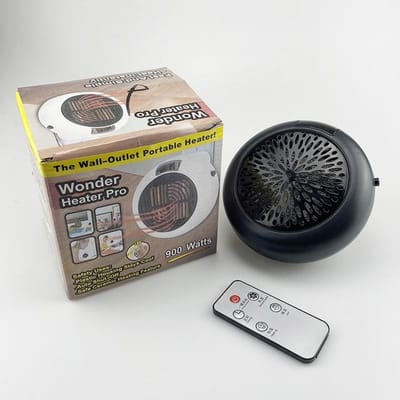900W elektrische verwarming Mini-ventilatorverwarming Huisverwarming Elektrische warmeluchtventilator Kantoorverwarmers Handige luchtverwarmer Warmere ventilator voor thuis EU zwart