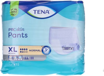 TENA PROSKIN PANTS NORMAL - XL 15 stuks. Voordeelbundel met 9 verpakkingen