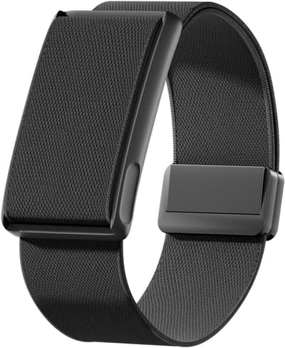 Stravo Nylon Bandje met Magnetische Sluiting – Geschikt voor Amazfit Helio – Ademend & Verstelbaar – Zwart