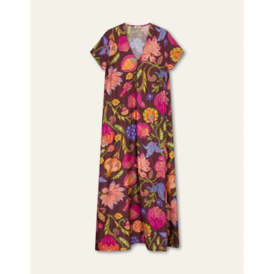 Oilily Dandy Jurk- maat36 Tawny Port