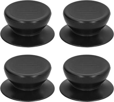 Vervangende Knop voor Pannen Deksel, 4-Delige Set voor Keuken, Geschikt voor 5mm Schroeven en Ringen, Ideaal voor Kookaccessoires