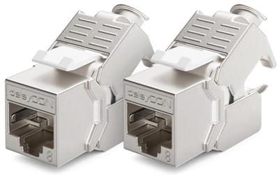 Keystone Jack Module CAT 8 voor RJ45 Aansluiting - Uitbreiding Patchpaneel