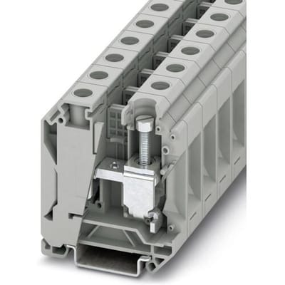 Phoenix Contact 3074130 Doorgangsserieklem 16 mm Schroeven Grijs 50 stuk(s)