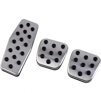 Pedaalhoezen Auto - Rem Pedaal Covers - Veiliger Rijden - Verbeterde Grip - Set van 2 of 3 - Zwart