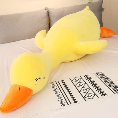 70 /90cm Leuke Pluche Eendenpoppen Gevuld Zacht Dierenkussen Slaap Rugkussen Voor Baby Kinderen Troosten Verjaardagscadeau 70cm