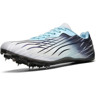 Nouvelles Chaussures de Course à Crampons Hommes Femmes Piste et Champ Baskets Antidérapantes Athlétisme Baskets Unisexe Légères Chaussures d'Entraînement 40