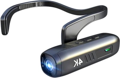 Draagbare 4K Camera met 30 FPS, WiFi Verbinding, 120° Groothoeklens en Anti-shake Functie voor Vlog Video-opnames