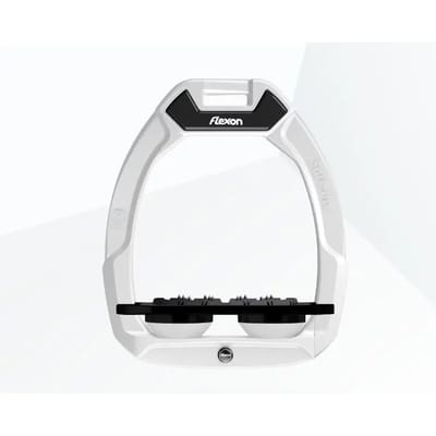 Veiligheidsstijgbeugels Plat Ultra Grip Wit/Zwart/Wit Flex-On Safe-On