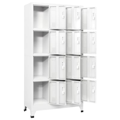 vidaXL - Lockerkast - met - 12 - compartimenten - 90x45x180 - cm