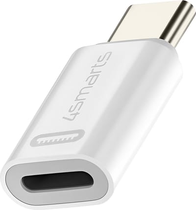 4smarts USB-C naar Lightning Adapter - 27W Snel Opladen - 2 Stuks