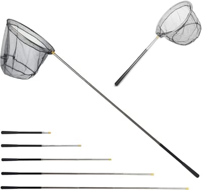 Telescopisch Vissenschepnet 190 cm - 4 Secties Opvouwbaar Visnet