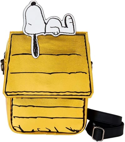 Loungefly Snoopy Slapende Hondenhok 75e Verjaardag Handtas Geel