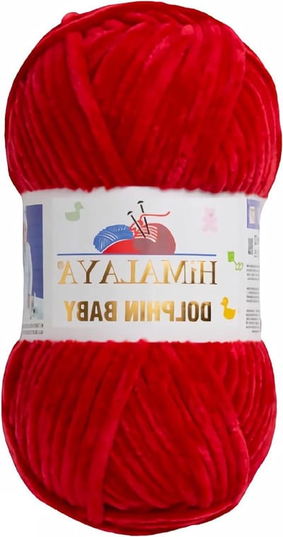 Babywol Garen - Breiwol Haken - Creatief Hobbyen - Oeko-Tex Gecertificeerd - 120 Meter - Donkerrood