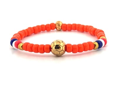 Jongens armband - WK2026 - voetbal - nederlands elftal - 4mm - Ibizamen KIDS