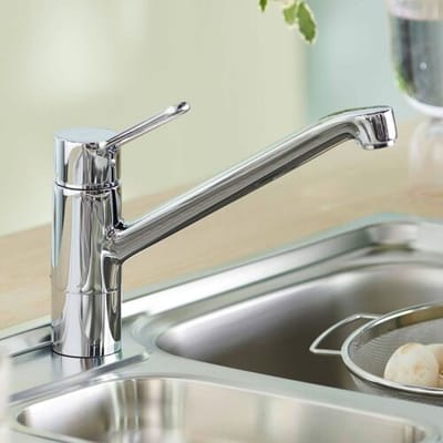 Hansa Primo - Eengreeps keukenkraan, voor lagedruk boilers, chroom 49491103