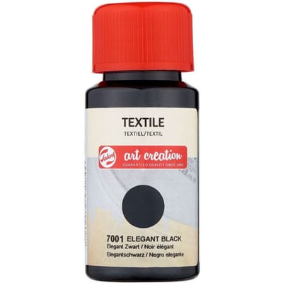 Textielverf - Elegant zwart - Art Creation - 50ml