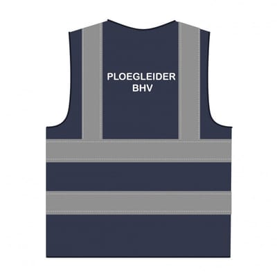 Ploegleider BHV hesje RWS marineblauw