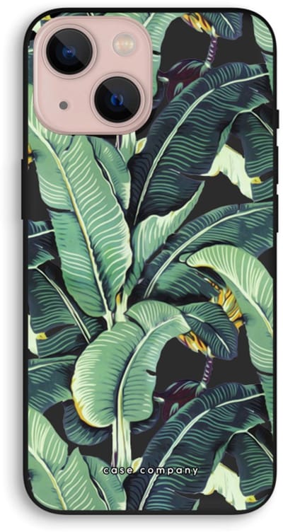 Case Company® - Hoesje geschikt voor iPhone 13 mini hoesje - Bananenbladeren - Biologisch Afbreekbaar Telefoonhoesje - Bescherming alle Kanten en Schermrand