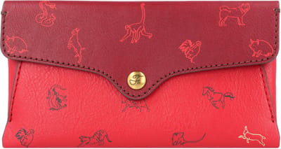FOSSIL Utensil zak Heritage Envelope Red Velvet Rood