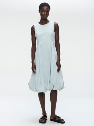 Satomi taffeta dress | Aloe - Aloe / S