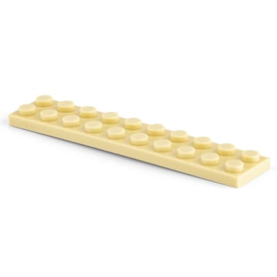 10 stuks DOE-HET-ZELF Bouwstenen Dunne Figuren Bakstenen 2x10 Stippen Educatief Creatief Afmeting Werkt Met Met 3832 Speelgoed ideaal voor 10pcs beige