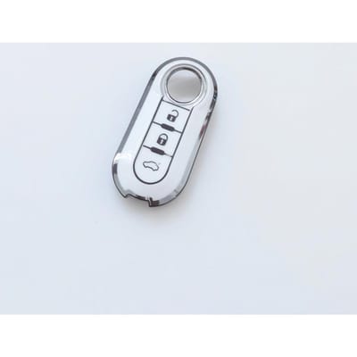 Autosleutelhoesje Voor Fiat 500 Abarth Ducato Punto Panda 500L Lancia Musa Bravo Doblo Voor Citroen Voor Peugeot Boxer Auto Accessoires gray