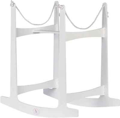 ASI DREAMS Poppen Accessoires - Wit Schommelframe Voor Draagwiegen - Little Así