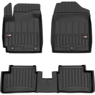 FROGUM KIA Picanto III 2017- automat - Automatten - 3D pasvorm - Hoge rand 6 cm - Geurloos TPE