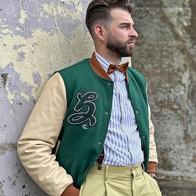 Sir Redman - Strikken - strik cognac nerf leder - cognac