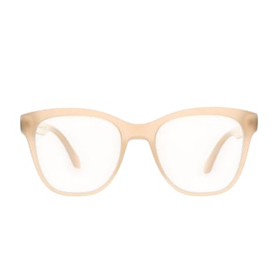 Off-White Stijl Zonnebril Vierkant (Beige/Blauw)