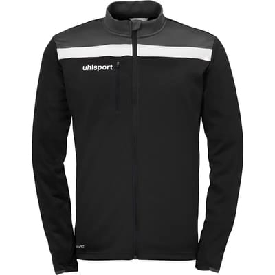 Uhlsport Offense 23 Polyestervest Kinderen - Zwart / Antraciet / Wit | Maat: 116