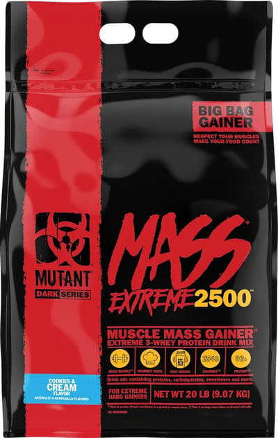 Mutant Mass XXTreme 2500 - 9070 g - Cookies & Cream
