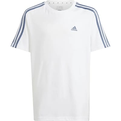 T-shirt Korte Mouw adidas T-shirt Essentials 3-Stripes blanc
