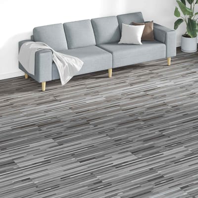 vidaXL - Vloerplanken - Grijs - 5,26 - m² - 18 - st - PVC