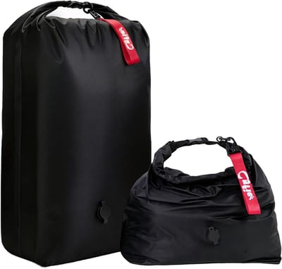 Vacuümzak Kleding - Compressiezak Reizen - Ruimte Besparen - Handmatige Compressie - 25L - Zwart