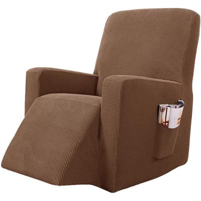 Stretch Fauteuil Hoes Nieuwste Jacquard Fauteuil Hoes Met Zijvak Anti-Slip Gepaste Fauteuil Hoes Bankbeschermer 1 piece