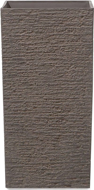 TENNO - Plantenbak - Donkerbruin - 35 cm - Stenenmix