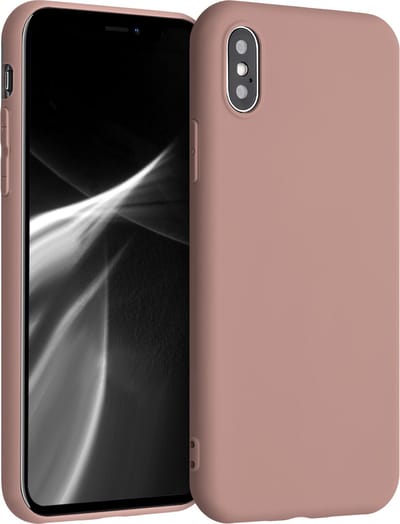 kwmobile telefoonhoesje geschikt voor Apple iPhone X - Hoesje voor smartphone - Back cover in winter roze