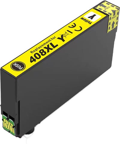 Inktcartridge Geschikt voor Epson 408XL| 1x Geel Geschikt voor Epson Workforce Pro WF C4810 Series