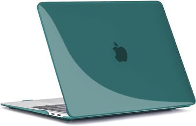 Ultra Dun Beschermende Hard Shell Case voor MacBook Air 13 inch Retina (A2337, A2179, A1932) in Crystal Donker Turquoise, Ideaal voor Bescherming en Stijl