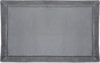 Atmosphera Tapijt - 80x50cm - Badmat - Donkergrijs