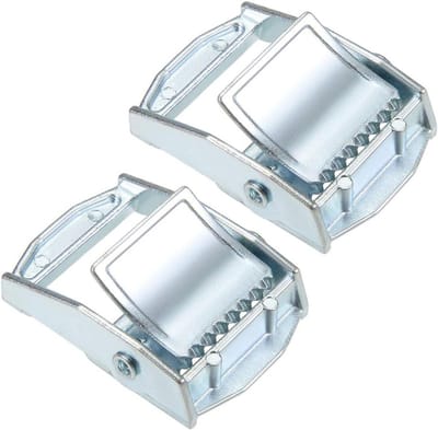 Spanband Gespen - Ratelsluitingen Klemmen - Lading Zekeren - Zinklegering Duurzaam - 25 mm - Zilver