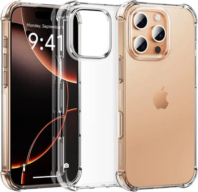 Transparant Hoesje Geschikt voor Apple iPhone 15 Pro Max | Schokbestendig TPU | Back Cover | Dun | Flexibel | Shockproof | Doorzichtig